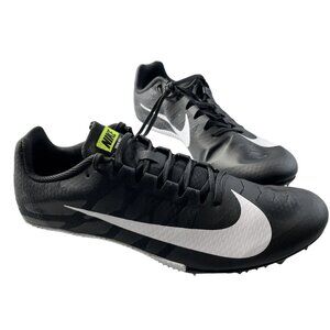 Nike Zoom Rival S9 Track Spike Cleat Shoes Mens Size 12 Black Sneakers